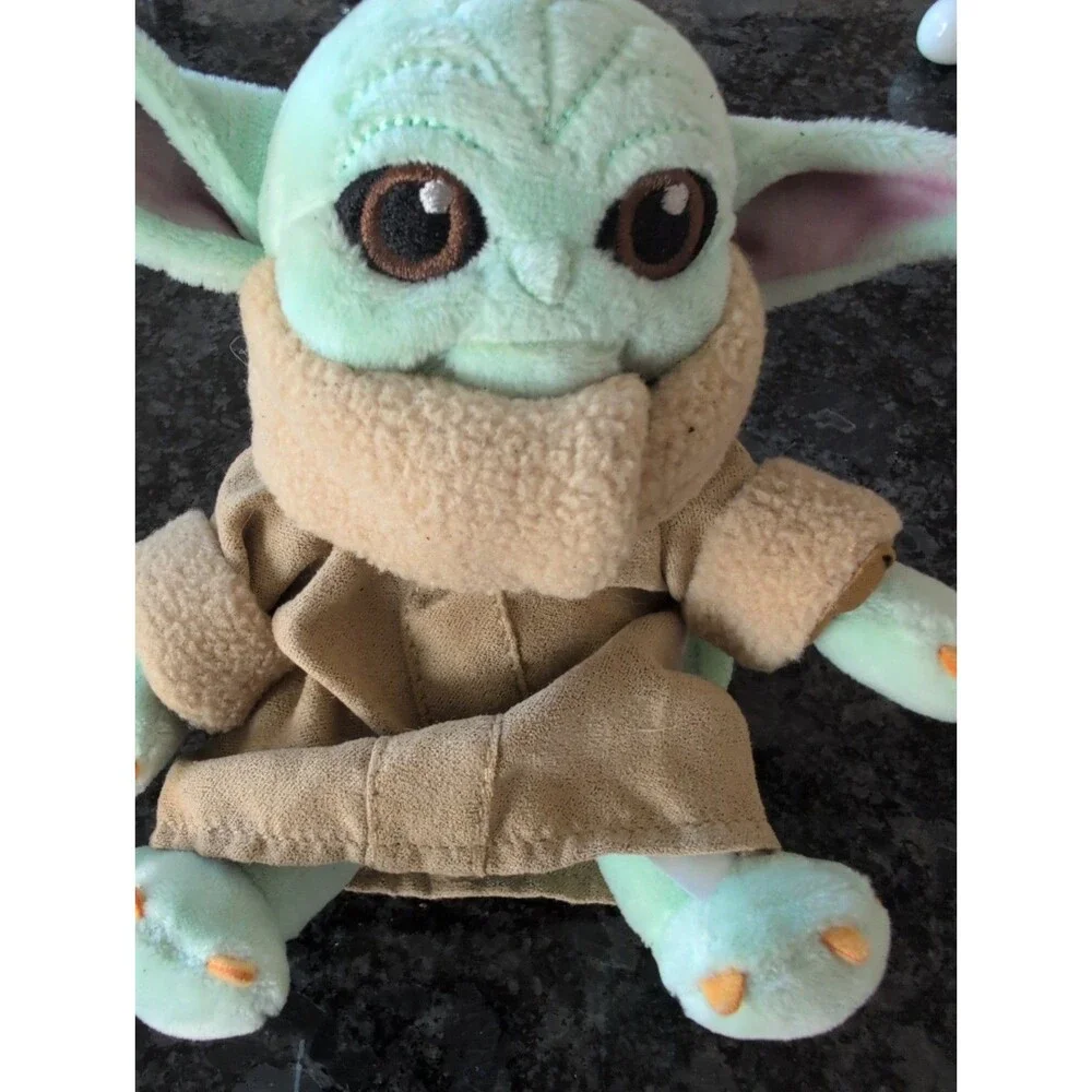 Disney Parks Grogu Shoulder Pal Plush w Base Star Wars and Tsum Stormtrooper